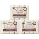 A LA MAISON Lavender Flower Bar Soap - Triple French Milled Natural Moisturizing Hand Soap Bar (3 Bars of Soap, 8.8 oz)