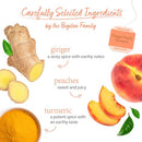 Bigelow Tea Ginger Peach Turmeric Herbal Tea, Caffeine Free, 18 Count (Pack of 6), 108 Total Tea Bags