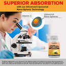 Liposomal Vitamin C with Zinc Capsules - Vit C Organic Elderberry, Amla, Camu Camu- Vitamina C High Absorption, Anti Aging, Immune Support,1500mg/Serving 3 Month Supply Gluten Free NON GMO Veggie Caps