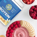 Vegan Protein Powder with BCAA  Organic Hemp Seed Gluten Free Non-GMO Dairy Soy Sugar Free Low Carb Plant Based Protein Powder | Unflavored Warrior Blend by Sunwarrior