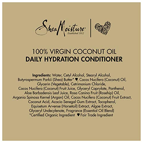 Sheamoisture Daily Hydrating Conditioner For All Hair Types 100% Virgin Coconut Oil Sulfate-Free 13 oz