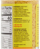 Bragg Premium Nutritional Yeast Seasoning - Vegan, Gluten Free – Good Source of Protein & Vitamins – Nutritious Savory Parmesan Cheese Substitute (Original, 12 Ounce Pouch)
