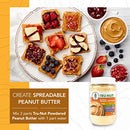Tru-Nut Peanut Butter Powder - Made with Natural Ingredients - Vegan, Low Carb, Gluten Free, Non GMO - Low Calorie Peanut Butter Protein Powder - Peanut Butter Flavor, 30oz