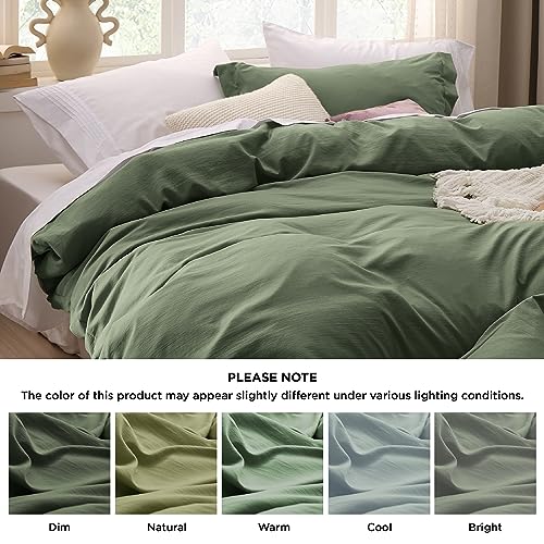 Bedsure Twin/Twin XL Duvet Cover Dorm Bedding - Soft Prewashed White Duvet Cover Twin, 2 Pieces, Includes 1 Duvet Cover (68"x90") with Zipper Closure & 1 Pillow Sham, Comforter NOT Included