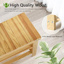 ECOMEX Shoe Rack Bench for Entryway, 3-Tier Wooden Shoe Shelf Shoe Organizer Bench Shoe Organizer Entryway Bench for Bedroom Balcony Entryway Entrance, Black(33.5''L)