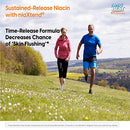 Doctor's Best TimeRelease Niacin with niaxtend NonGMO Vegan Gluten Free 500 mg Tablets, 120 Count