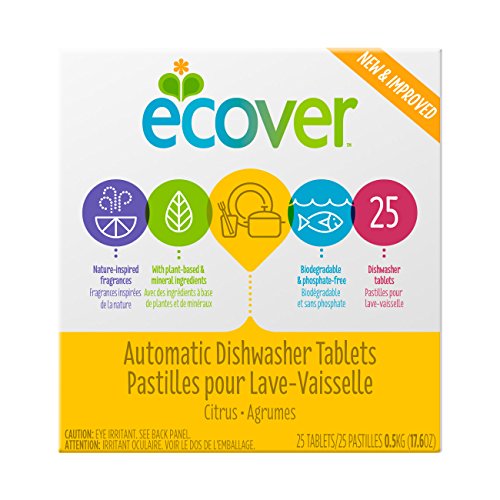 Ecover Automatic Dishwashing Tablets Zero, 25 Count, 17.6 Ounce