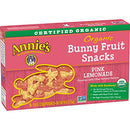 Annie's Organic Bunny Fruit Snacks, Gluten Free, Variety Pack, 24 Pouches