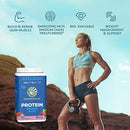 Vegan Protein Powder with BCAA  Organic Hemp Seed Gluten Free Non-GMO Dairy Soy Sugar Free Low Carb Plant Based Protein Powder | Unflavored Warrior Blend by Sunwarrior