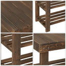 ECOMEX Shoe Rack Bench for Entryway, 3-Tier Wooden Shoe Shelf Shoe Organizer Bench Shoe Organizer Entryway Bench for Bedroom Balcony Entryway Entrance, Black(33.5''L)