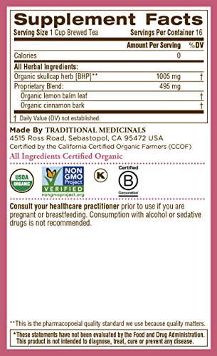 Traditional Medicinals Organic Fennel Herbal Tea, Promotes Digestive Health, (Pack of 1) - 16 Tea Bags