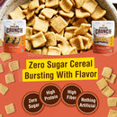 Catalina Crunch Keto Cereal Variety Pack Cinnamon Toast & Dark Chocolate (2 Flavors), 9oz bags | Low Carb, Zero Sugar, Gluten & Grain Free, Fiber | Keto Snacks, Vegan Snacks, Protein Snacks | Breakfast Protein Cereal | Keto Friendly Foods