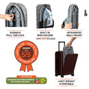 XABITAT Table Top Ironing Board W/Wall Mount | D-Crease | Portable Space Saving Mini Laundry Room| Foldable Small Ironing Board with Iron Holder | Grey