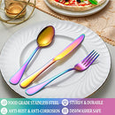 30 Piece Silverware Set Service for 6,Premium Stainless Steel Mirror Polished Cutlery Utensil Set,Durable Home Kitchen Eating Tableware Set,Include Fork Knife Spoon Set,Dishwasher Safe