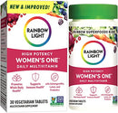 Rainbow Light Multivitamin for Women, Vitamin C, D & Zinc, Probiotics, Women’s One Multivitamin Provides High Potency Immune Support, Non-GMO, Vegetarian, 60 Tablets