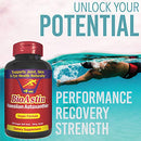 BioAstin Hawaiian Astaxanthin 12mg, 50 Count - Hawaiian Grown Premium Antioxidant - One per day - Sports Nutrition & Immunity Supplement - Supports Eye, Joint & Cardiovascular Health (Shipping Only)