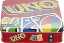 Mattel Games UNO Card Game, Toy for Kids and Adults, Family Game for Camping and Travel in Storage Tin Box (Amazon Exclusive)