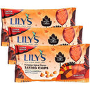 Lily’s Peppermint Baking Chips Bags, Delicious Peppermint Flavor White Chocolate Style Stevia Sweetened Bites Gluten Free & No Sugar Added, Delicious Christmas Indulgence Homemade Confection, 3 Count