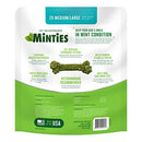 Minties VetIQ Dog Dental Bone Treats, Dental Chews for Medium/Large Dogs (Over 40 Lbs)