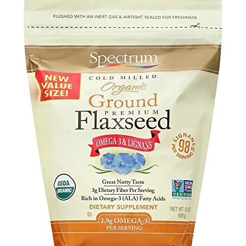 Spectrum Essentials Organic Ground Premium Flaxseed, 24 Oz (Shipping Only)