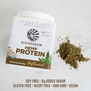 Vegan Protein Powder with BCAA  Organic Hemp Seed Gluten Free Non-GMO Dairy Soy Sugar Free Low Carb Plant Based Protein Powder | Unflavored Warrior Blend by Sunwarrior