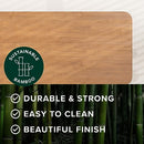 ZINUS Paul Metal and Bamboo Platform Bed Frame, Wood Slat Support, No Box Spring Needed, Easy Assembly, King