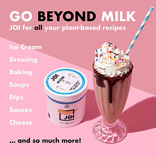 Almond Milk Concentrate by JOI | Make Your Own Fresh Almond Milk | Whole30 Approved; Just One Ingredient | Unsweetened without Gums or Emulsifiers | Vegan, Keto, Paleo Friendly | 15 oz. | Makes up to 7 Qts (Shipping Only)