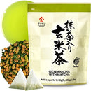 Genmaicha green tea with Matcha, roasted brown rice tea, Low caffeine, Japanese Tea, 3g×60 tea bags【YAMASAN】