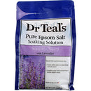 Dr Teal's Epsom Salt Bath Soaking Solution, Eucalyptus and Lavender, 2 Count, 3lb Bags - 6lbs Total (Packaging May Vary)
