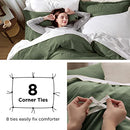 Bedsure Twin/Twin XL Duvet Cover Dorm Bedding - Soft Prewashed White Duvet Cover Twin, 2 Pieces, Includes 1 Duvet Cover (68"x90") with Zipper Closure & 1 Pillow Sham, Comforter NOT Included