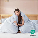 Nestl Twin Duvet Cover - Soft Double Brushed Light Sage Duvet Cover Twin/Twin XL, 2 Piece, with Button Closure, Duvet Cover 68x90 inches