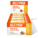 Bulletproof Protein Crisp Bars, Peanut Butter Chocolate Chip, 12 Pack, High Protein, Low Sugar