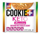 Bake City Cookie Plus Keto | 1oz Chocolate Chip Cookies (12 pack), Gluten Free, 0g Sugar, Only 1.5g Net Carbs, Good Fats, 5g Protein, Kosher, No Artificial Flavors