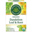 Traditional Medicinals Organic Dandelion Leaf & Root Herbal Tea (Pack of 1), Supports Kidney Function and Healthy Digestion, 16 Tea Bags Total