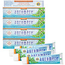 Auromere Ayurvedic Herbal Toothpaste, Mint Free - Vegan, Natural, Non GMO, Fluoride Free, Gluten Free, with Neem & Peelu (4.16 oz), 2 Pack