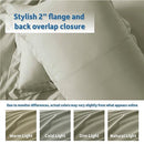 Nestl Twin Duvet Cover - Soft Double Brushed Light Sage Duvet Cover Twin/Twin XL, 2 Piece, with Button Closure, Duvet Cover 68x90 inches