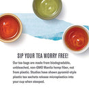 Numi Organic Tea Emperor's Pu-erh, Black Tea, 16 Count of Tea Bags, Pack of 1 (Packaging May Vary)