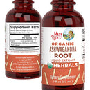 MaryRuth Organics, Herbal Supplement Drops, Stress Relief, Calming, Pack of 1, USDA Ashwagandha Root, Relaxation, Mood Support, Adaptogenic, Nervine, Neuroprotective, Vegan, Non-GMO, 60 Servings