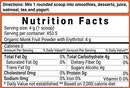 Organic Monk Fruit Sweetener with Organic Erythritol Granules, 1:1 Sugar Substitute, 4 Pounds (64 Ounce), Natural Sweetener for Smoothie, Drinks, Coffee, Tea, Cookies and More, Premium Monk Fruit Keto Diet, Vegan (Shipping Only)
