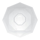 Bloem Tuxton Hexagon Planter: 8" - Black - Modern Unique Geometic Small Pl, Durable Resin, Modern Design, Optional Drainage Holes, for Indoor & Outdoor Use, Gardening, 1.7 Gallon Capacity