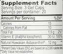 BioAstin Hawaiian Astaxanthin 12mg, 50 Count - Hawaiian Grown Premium Antioxidant - One per day - Sports Nutrition & Immunity Supplement - Supports Eye, Joint & Cardiovascular Health (Shipping Only)