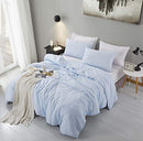 ALAZURIA Bedding Duvet Cover 2 Piece Set - Super Soft Prewashed, Duvet Covers Twin with Zipper Closure & 4 Corner Ties (1 Duvet Cover + 1 Pillow Case) Terracotta Pastel, Twin