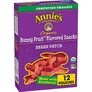 Annie's Organic Bunny Fruit Snacks, Gluten Free, Variety Pack, 24 Pouches