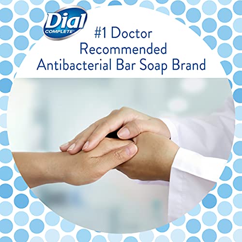 Dial Antibacterial Deodorant Soap, White, 4 Ounce (Pack of 8) Bars