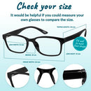 ZENNI Rectangle Glasses for Men Blue Light Blocking Glasses Women Lightweight Eyewear Anti Eye Strain Relieve Digital Screen