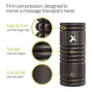 TriggerPoint GRID Foam Roller for Exercise, Deep Tissue Massage and Muscle Recovery, Original (13-Inch), Black