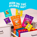 SkinnyDipped Snack Attack Minis Almond Variety Pack, Healthy Snack, Plant Protein, Gluten Free, 0.46 oz Mini Bags, Pack of 25