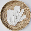Healm 100% Raw Silk Garshana Gloves | Ayurvedic Massaging Mitts for Women | Dry Massage Brush for Lymphatic Drainage, Acne, Scars, Cellulite & Toxin Removal | Quick, Simple Instructions