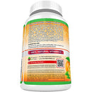 Natural Vitamin C - 100% from Rose Hips, Acerola Cherry and Camu Camu Superfruit 500mg - High Absorption - Immune Support, Skin, Joint and Collagen Booster with Citrus Biflavanoids - 120 Capsules