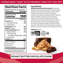 Orgain Organic Vegan Protein Bars, Peanut Butter - 10g Plant Based Protein, Gluten Free Snack Bar, Low Sugar, Dairy Free, Soy Free, Lactose Free, Non GMO, 1.41 Oz (12 Count)